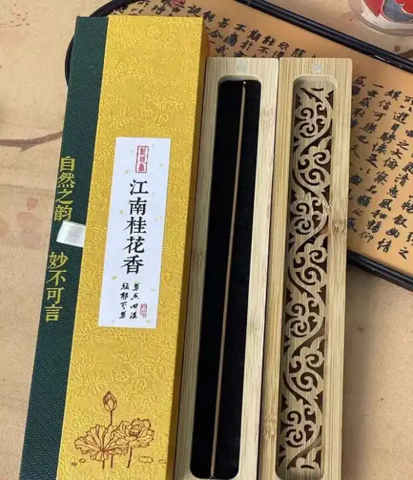 Jiangnan Osmanthus Incense - 50g, ~150 Sticks, 21cm